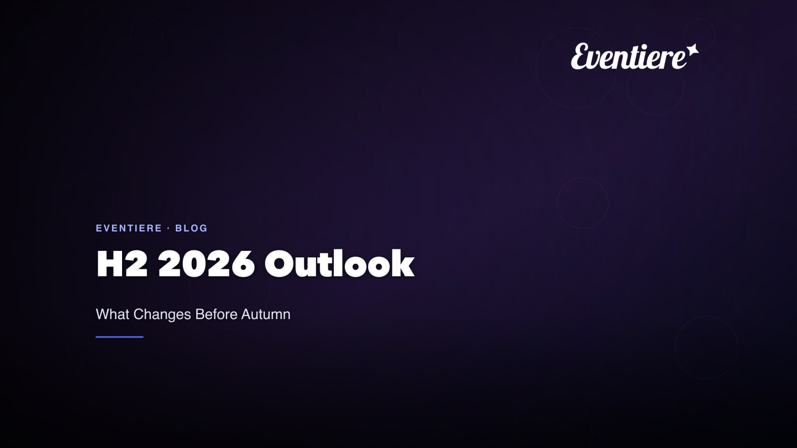 H2 2026 Event Photography Outlook: What to Lock In Before the Autumn Season