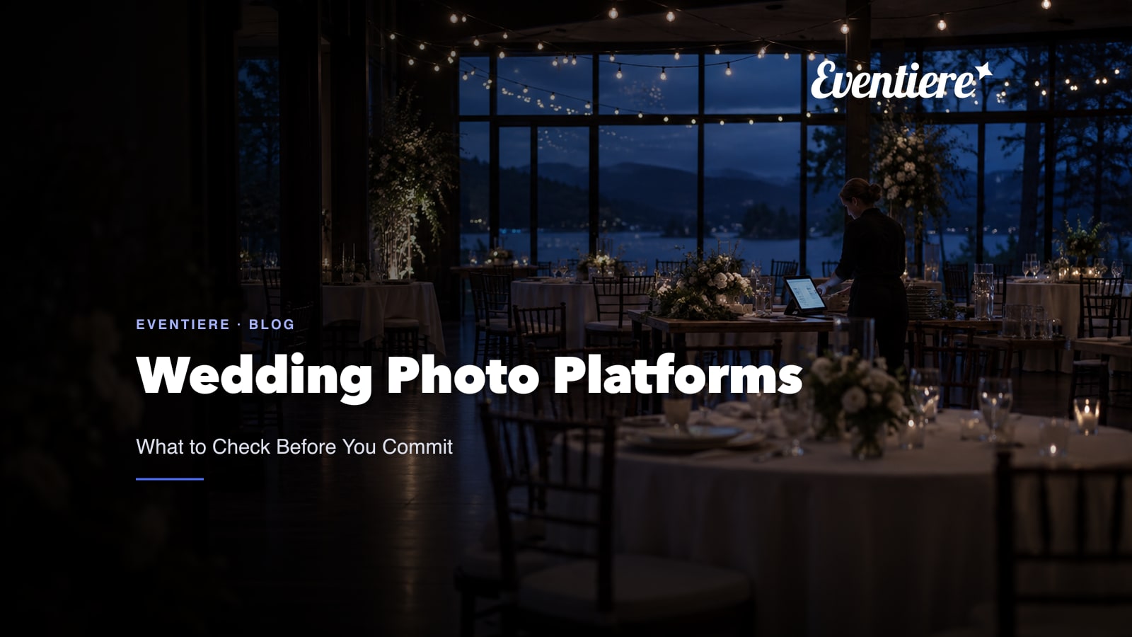 Choosing a photo platform for a wedding