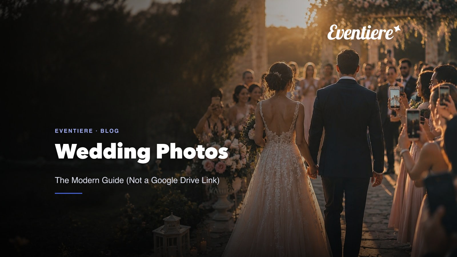 دليل مشاركة صور الزفاف الحديث (ليس رابط Google Drive)